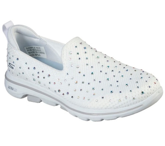 Skechers Gowalk 5 - Limelight Slip On Damske Biele | 687-BOQTZK