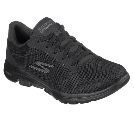 Skechers Gowalk 5 - Lucky Slip On Damske Čierne | 975-OZFVQU