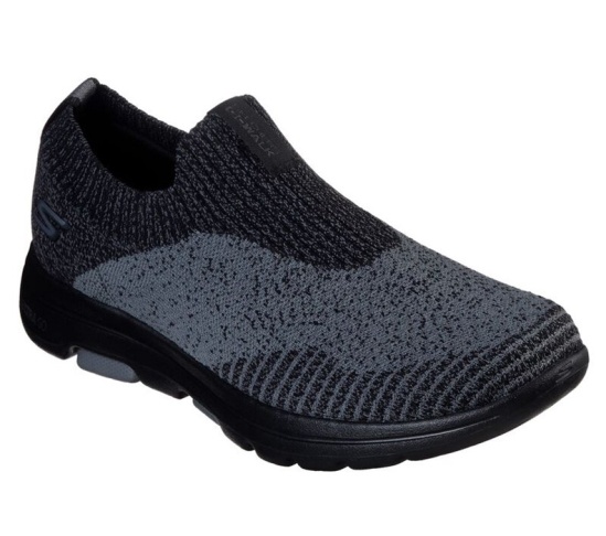 Skechers Gowalk 5 - Merritt Slip On Panske Čierne / Siva | 173-KZOWPT