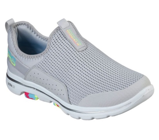 Skechers Gowalk 5 - Parade Slip On Damske Siva / Viacfarebný | 273-LBICSE