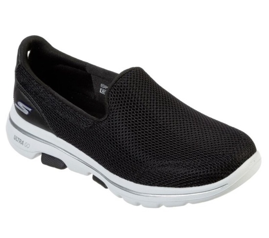 Skechers Gowalk 5 Slip On Damske Čierne / Biele | 798-QVGABY