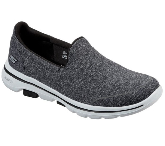 Skechers Gowalk 5 - Super Sock Slip On Damske Čierne / Biele | 142-SYCPFD