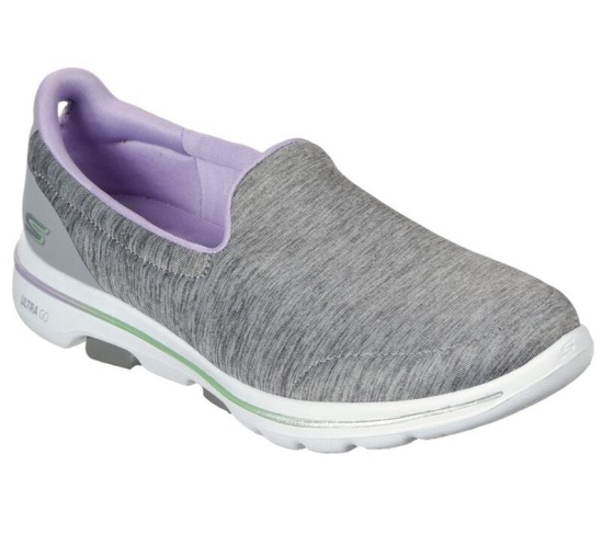 Skechers Gowalk 5 - Surprise Slip On Damske Siva / Lavendel | 132-KIJLQN