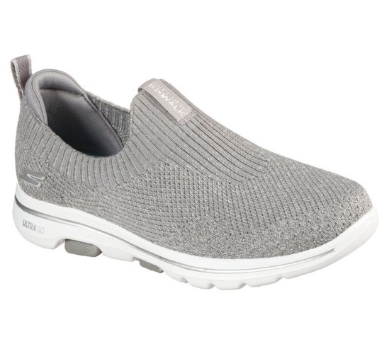 Skechers Gowalk 5 - Trendy Slip On Damske Siva | 921-QWGXIT