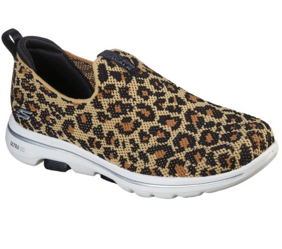 Skechers Gowalk 5 - Wildlife Slip On Damske Leopardie | 214-MBGXRC