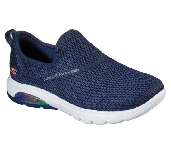 Skechers Gowalk Air - Twirl Slip On Damske Námornícka Modrá / Biele | 457-UEBVGQ
