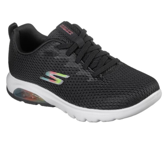 Skechers Gowalk Air - Whirl Tenisky Damske Čierne / Biele | 430-HCYPSG