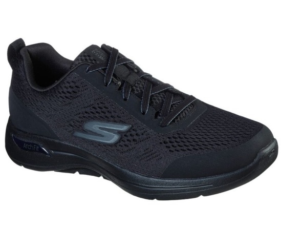 Skechers Gowalk Arch Fit - Idyllic Tenisky Panske Čierne | 740-DLAQHE