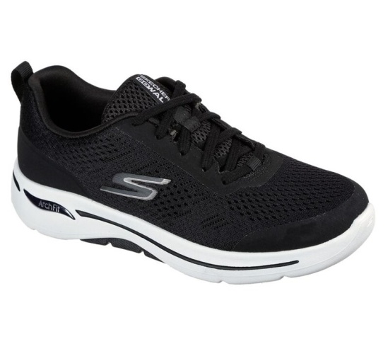 Skechers Gowalk Arch Fit - Motion Breeze Tenisky Damske Čierne / Biele | 532-GXODLJ