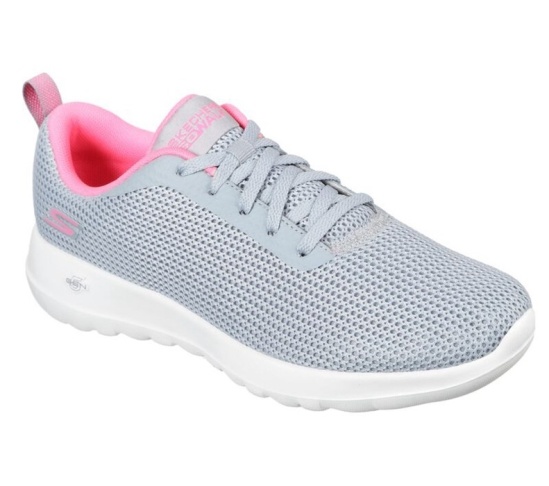 Skechers Gowalk Joy - Upturn Tenisky Damske Siva / Ruzove | 160-FMDKZS