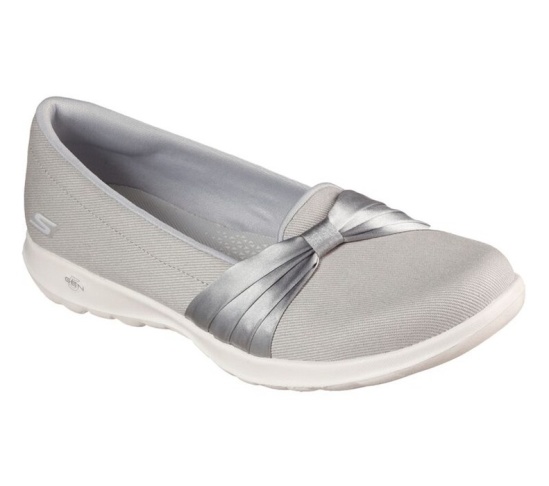 Skechers Gowalk Lite - Amora Balerinky Damske Svetlo Siva | 870-ATJNOB