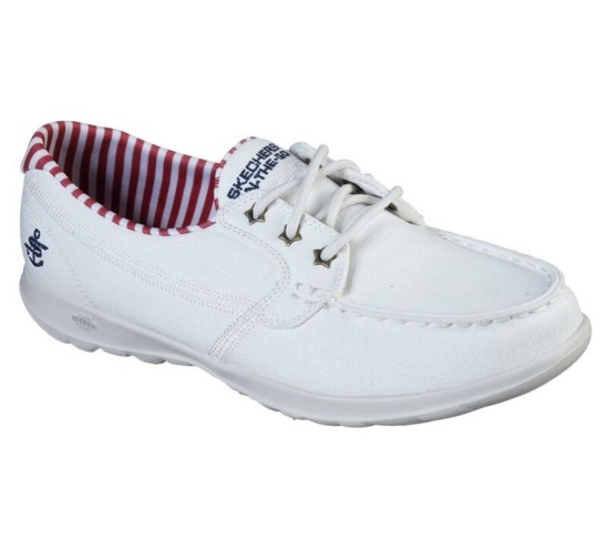 Skechers Gowalk Lite - Celebrate Tenisky Damske Biele | 197-WEZGRJ