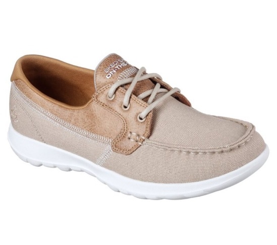 Skechers Gowalk Lite - Coral Tenisky Damske Béžové | 148-ULJAEK