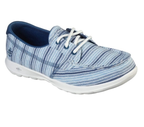 Skechers Gowalk Lite - El Mar Tenisky Damske Modre | 164-LGXOJS