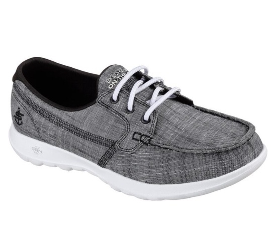 Skechers Gowalk Lite - Isla Tenisky Damske Čierne / Biele | 109-KVNWEX