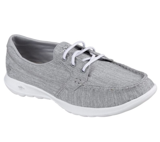 Skechers Gowalk Lite - Isla Tenisky Damske Siva | 935-FBKYHS