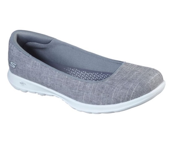 Skechers Gowalk Lite - Susie Balerinky Damske Siva | 549-CDXWPE