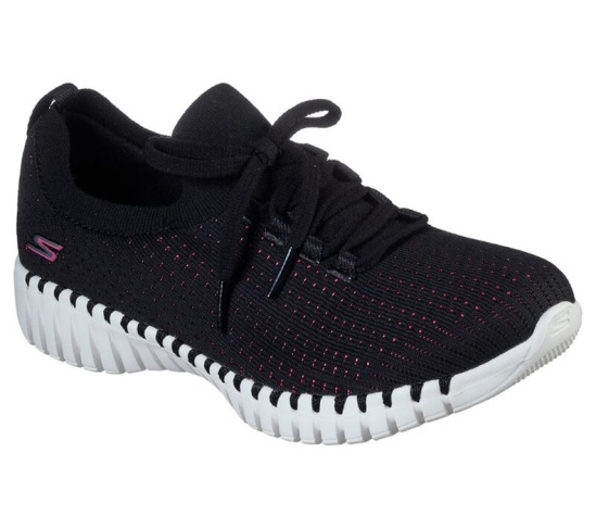 Skechers Gowalk Smart - Caviar Tenisky Damske Čierne / Ruzove | 432-ESXUCP