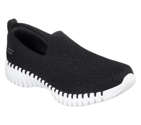 Skechers Gowalk Smart - Glory Slip On Damske Čierne / Biele | 827-ILMEWH
