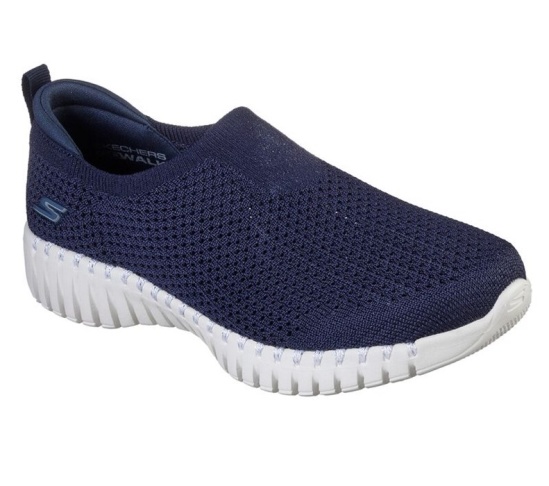 Skechers Gowalk Smart - Keen Slip On Damske Námornícka Modrá | 613-HLJGKQ