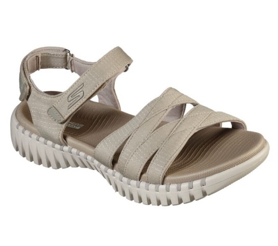 Skechers Gowalk Smart - Refined Sandale Damske Siva | 597-PSFAVL