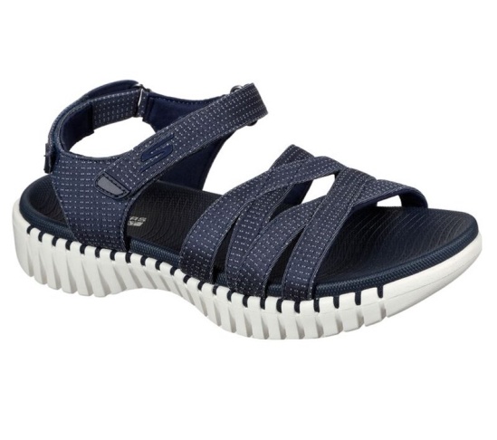Skechers Gowalk Smart - Refined Sandale Damske Námornícka Modrá | 751-XNHAFT