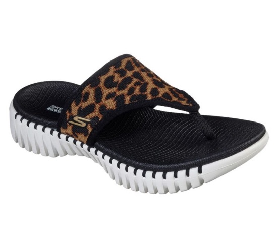 Skechers Gowalk Smart - Wild Cat Zabky Damske Čierne / Hnede | 340-GKWVXZ