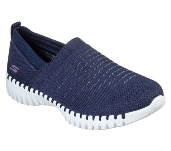 Skechers Gowalk Smart - Wise Slip On Damske Námornícka Modrá / Biele | 216-IXQPGB