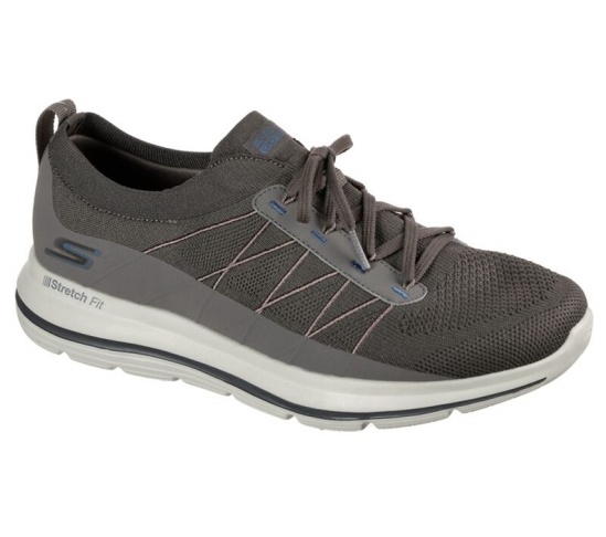 Skechers Gowalk Stretch Fit - Adaptor Tenisky Panske Modre | 372-JNVFTL