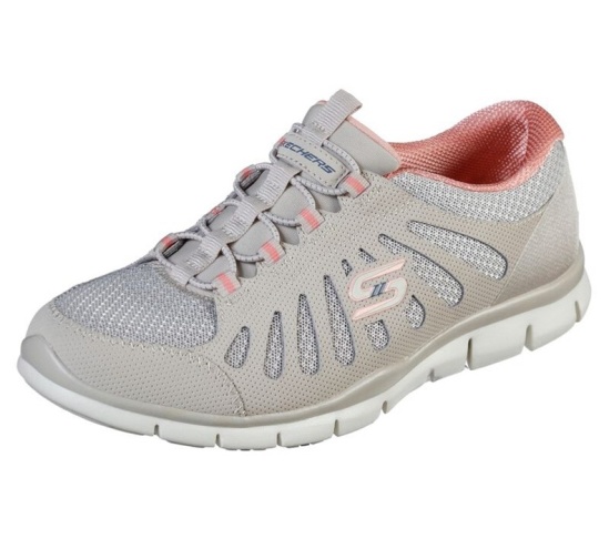 Skechers Gratis - Be Magnificent Slip On Damske Béžové / Ruzove | 620-DBXPHV