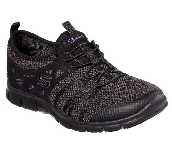 Skechers Gratis - What A Sight Slip On Damske Čierne | 987-DHUOMX