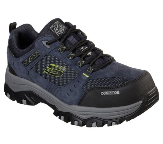 Skechers Greetah Comp Spicou Pracovne Cizmy Panske Námornícka Modrá / Čierne | 940-GTURBE