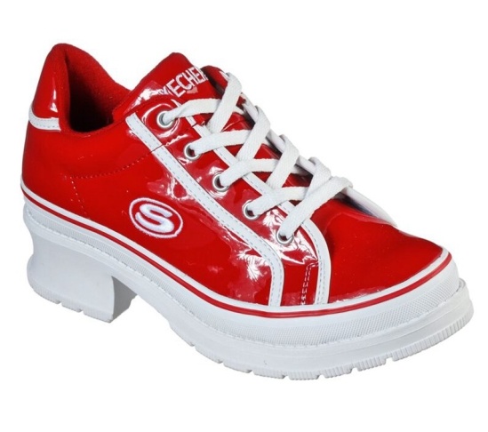 Skechers Heartbeats - Loud Tenisky Damske Červené / Biele | 071-CNBQGW