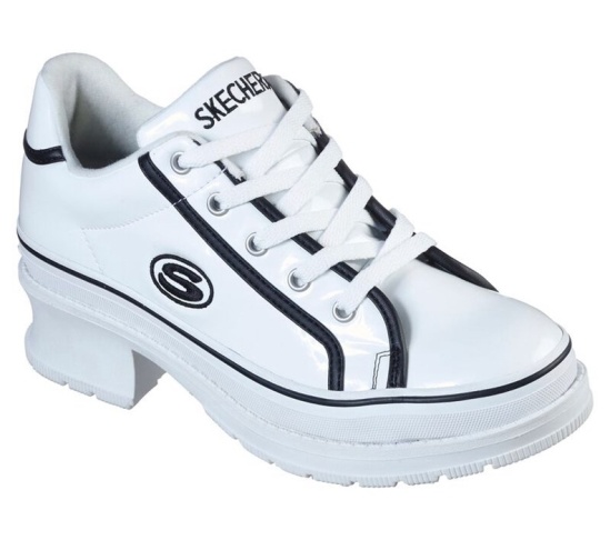 Skechers Heartbeats - Loud Tenisky Damske Biele / Čierne | 592-RXTZGQ