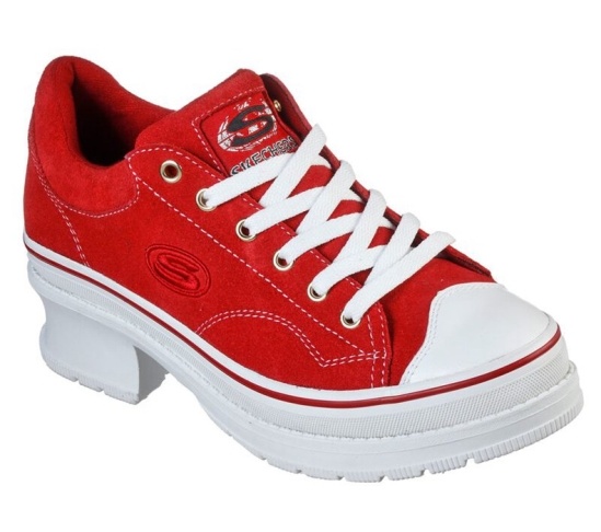 Skechers Heartbeats - Softy Tenisky Damske Červené | 201-VLKFPR