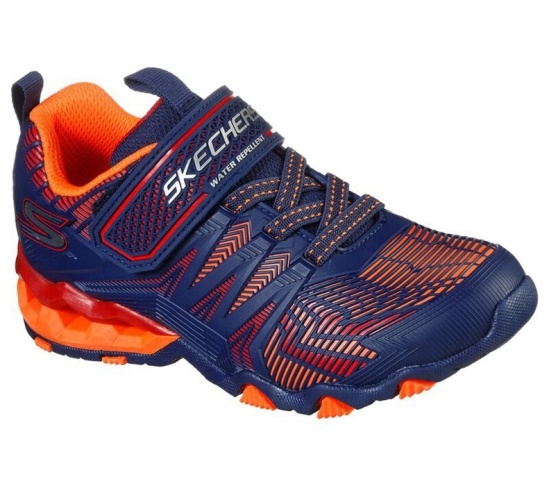 Skechers Hydro-Static - Nidro Tenisky Chlapcenske Námornícka Modrá / Oranžové | 812-MVQGPW