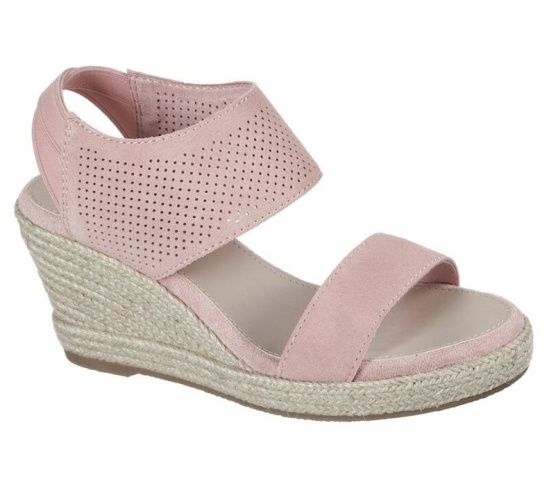 Skechers Indigo Sky - River Double Sandale Damske Ruzove | 671-AEHRTC