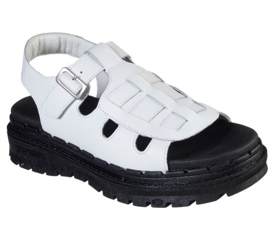 Skechers Jammers - Throwback Sandale Damske Biele | 470-HOZNBI