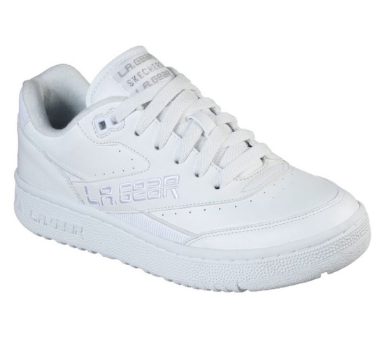 Skechers L.A. Gear: Hot Shots Low Tenisky Damske Biele | 143-SOMVYJ