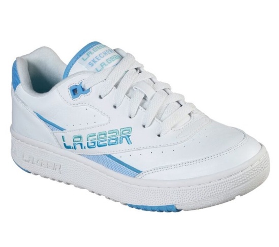 Skechers L.A. Gear: Hot Shots Low Tenisky Damske Biele / Modre | 263-GAHPCX