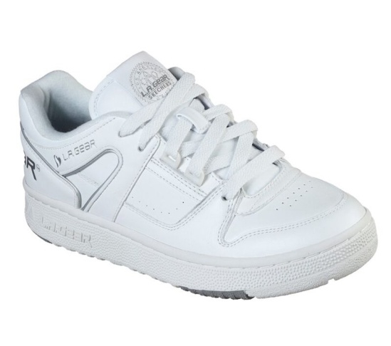 Skechers L.A. Gear - Slammer Low Tenisky Damske Biele | 937-XFQHPK