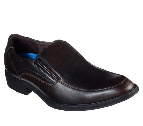 Skechers Larken - Avendo Slip On Panske Hnede | 816-KUOQBM