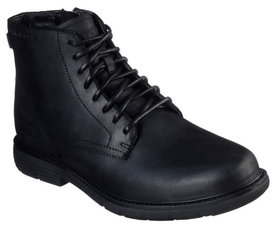 Skechers Lite Lugg - Alamos Cizmy Panske Čierne | 312-PGXAYT