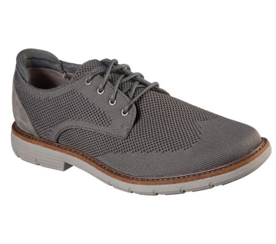 Skechers Lite Lugg - Basswood Tenisky Panske Tmavo Siva | 643-BGSCKI