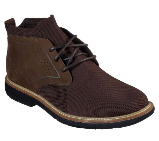 Skechers Lite Lugg - Webster Snurovacie Topanky Panske Hnede | 184-LVUZAN