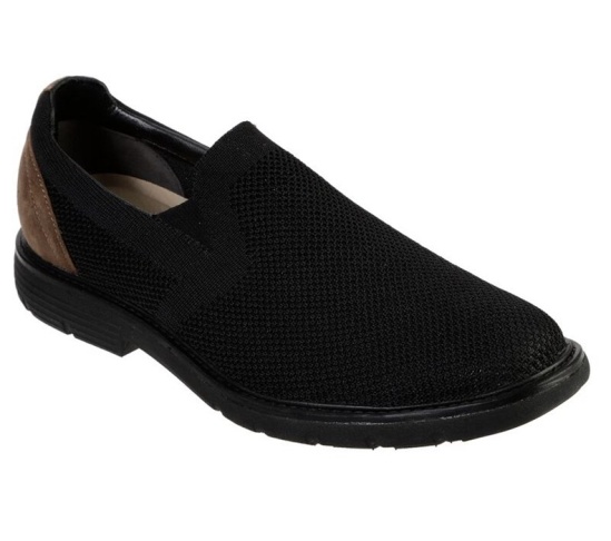 Skechers Lite Lugg - Woods Slip On Panske Čierne | 129-YOQJTR