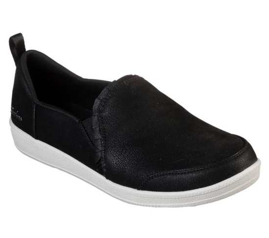 Skechers Madison Ave - City Soul Slip On Damske Čierne / Biele | 125-UMTVSO