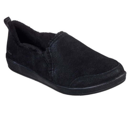Skechers Madison Ave - Plushed Slip On Damske Čierne | 536-LNFRHE