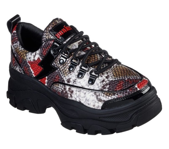 Skechers Master - Medusa Tenisky Damske Čierne / Červené | 136-GCTFSM