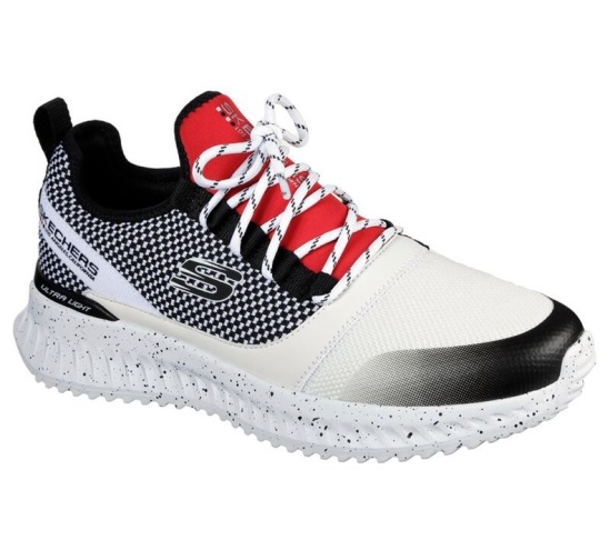 Skechers Matera 2.0 - Belloq Tenisky Panske Biele / Čierne | 489-GBJROM